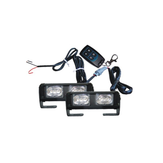 GL-820M RGB LED Car Wireless And Change Color Emergency Warning Strobe Grill Light Bar